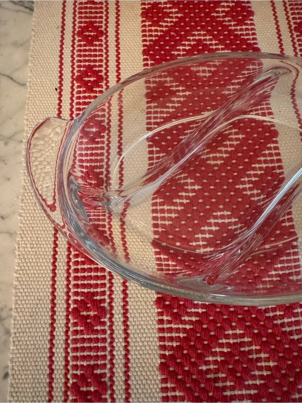 Fostoria three part dish like new